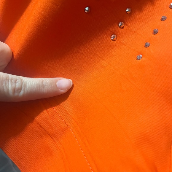 Orange Rhinestone Short - Picture 8 of 8